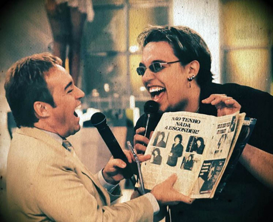 Gugu e Kiko, em foto antiga