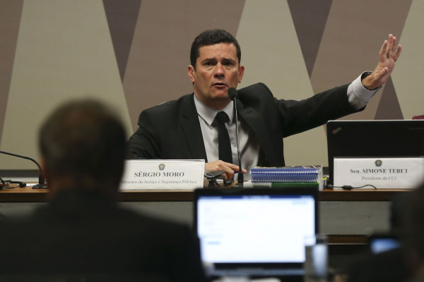 Moro: "Estamos falando de criminalidade violenta, dos crimes contra administração pública, especialmente corrupção, e de crime organizado"