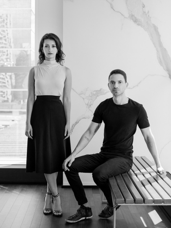 Os arquitetos Ana Carolina Boscardin e Edgard Corsi