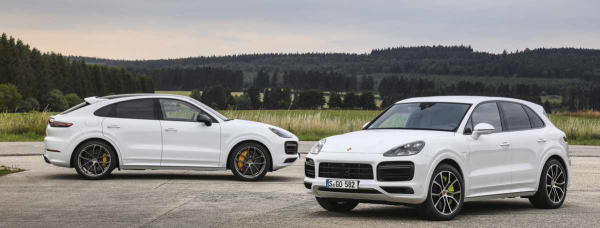 As versões Cayene E-Hybrid e Turbo S Hybrid da Porsche