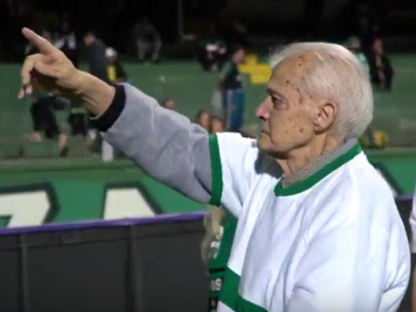 Célio no Couto Pereira, em 2018