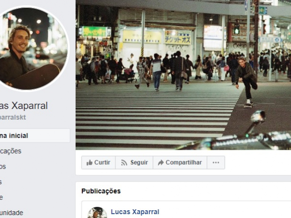 O paranaense Lucas Xaparral
