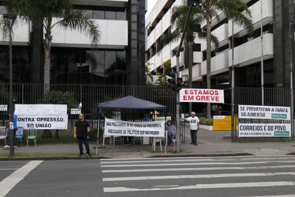 Greve começou ontem