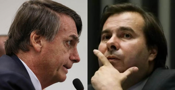 Jair Bolsonaro e Rodrigo Maia
