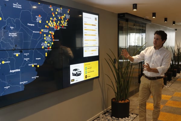 Ronaldo Amorim, CFO (chefe do setor financeiro) da Rent Cars: "O crescimento é constante"