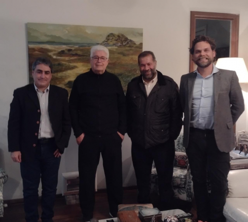 André Menegotto, Requião, Carlos Lupi e Goura