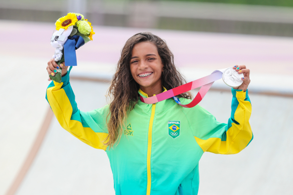 Rayssa Leal com a prata
