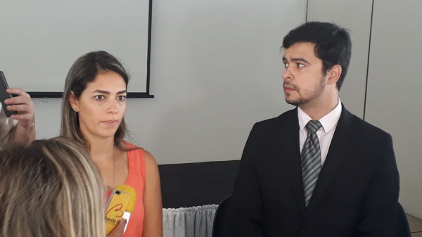 Os delegados José Barreto e Ellen Victer, do Núcleo de Proteção à Criança e ao Adolescente (Nucria),