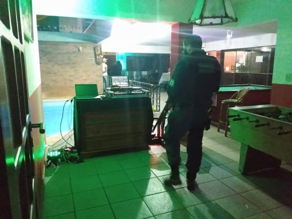Guarda interrompeu ‘rave’ com a participação de aproximadamente 30 pessoas