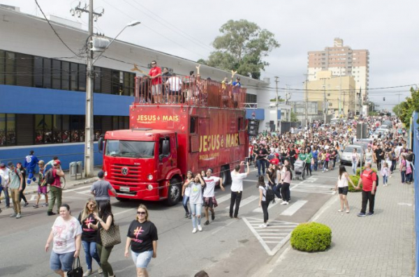 Marcha para Jesus de 2018: momento de reflexão em São José dos Pinhais