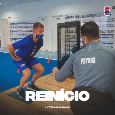 Retorno aos treinos do Paraná Clube