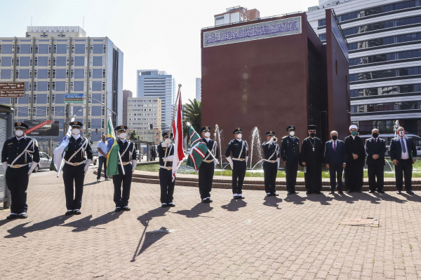 Solenidade reuniu autoridades diplomáticas e religiosas no Memorial Árabe
