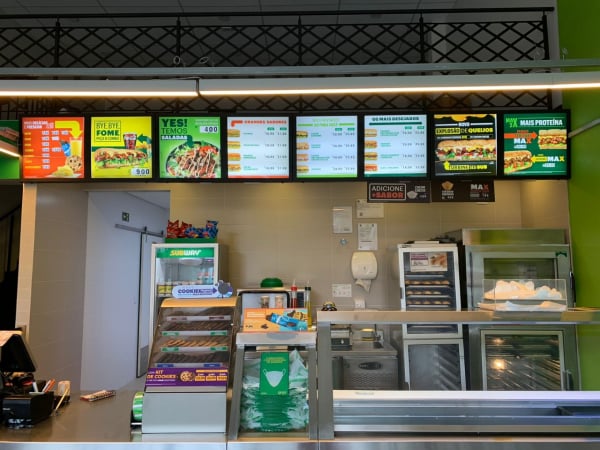 Novo visual Subway