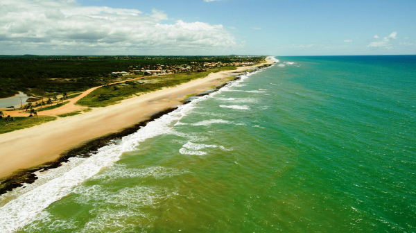 Praia do Porto de Sauípe na Bahia